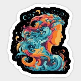 MY CRAZY BRAIN Sticker